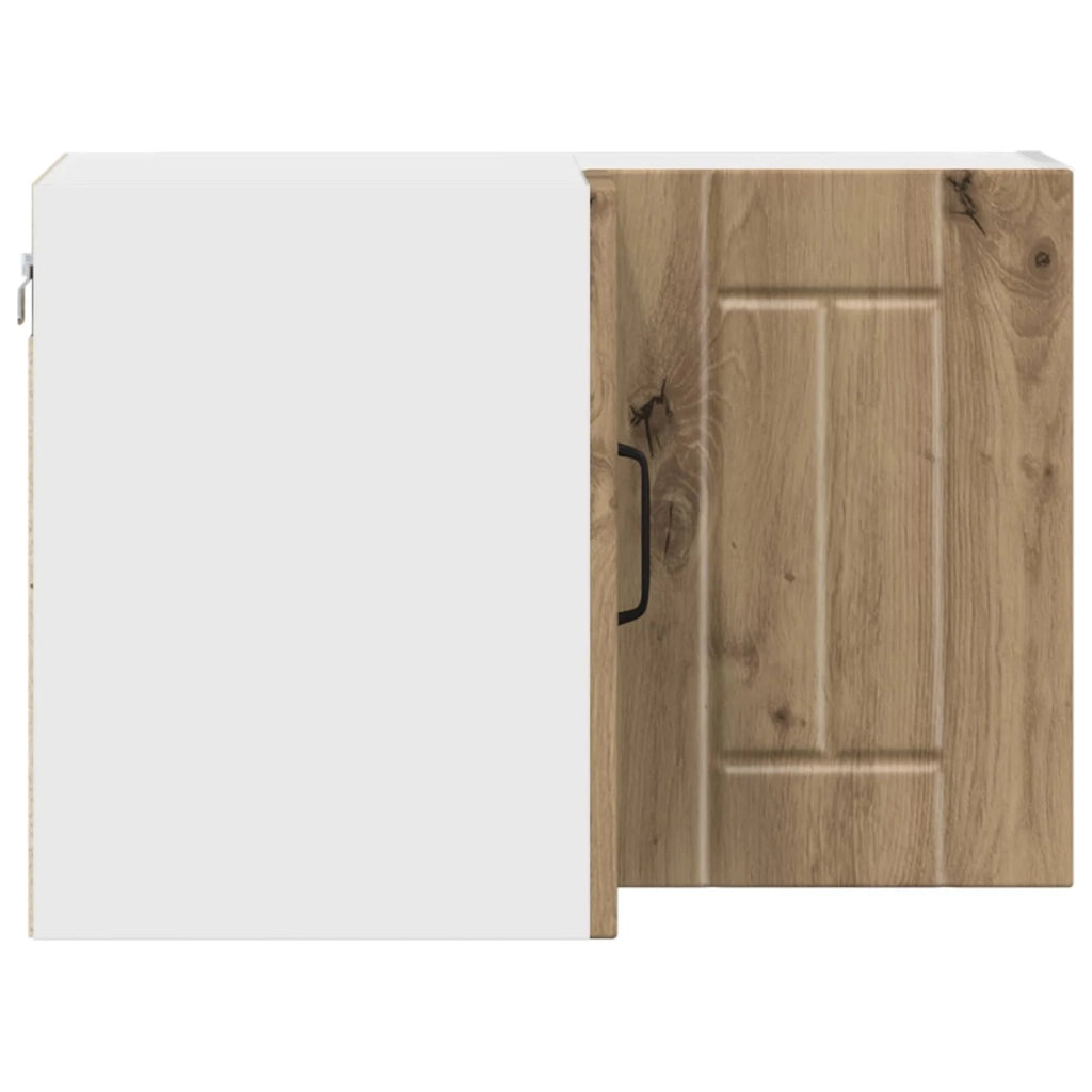 Mobile da cucina contemporaneo con pratico spazio contenitivo 57 x 57 x 40 cm finitura in rovere ingegnerizzato realizzato artigianalmente 02_0053983
