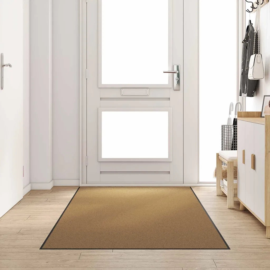 Zerbino | Tappetino Altro Crema e Nero 120 x 300 cm Poliammide e PVC