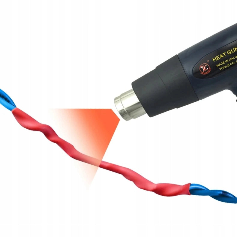 Tubo Termorestringente Nero 2mm 1m – Flessibile e Autoestinguente | Riduzione 2:1, Protezione UV, Resistente a 1000V