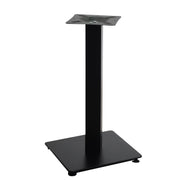 Base tavolo acciaio Jamie nero quadro cm 40x40h72
