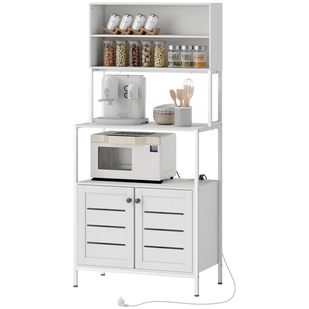 Mobile per microonde ¨C zephmum ¨C bianco 80x42x171cm