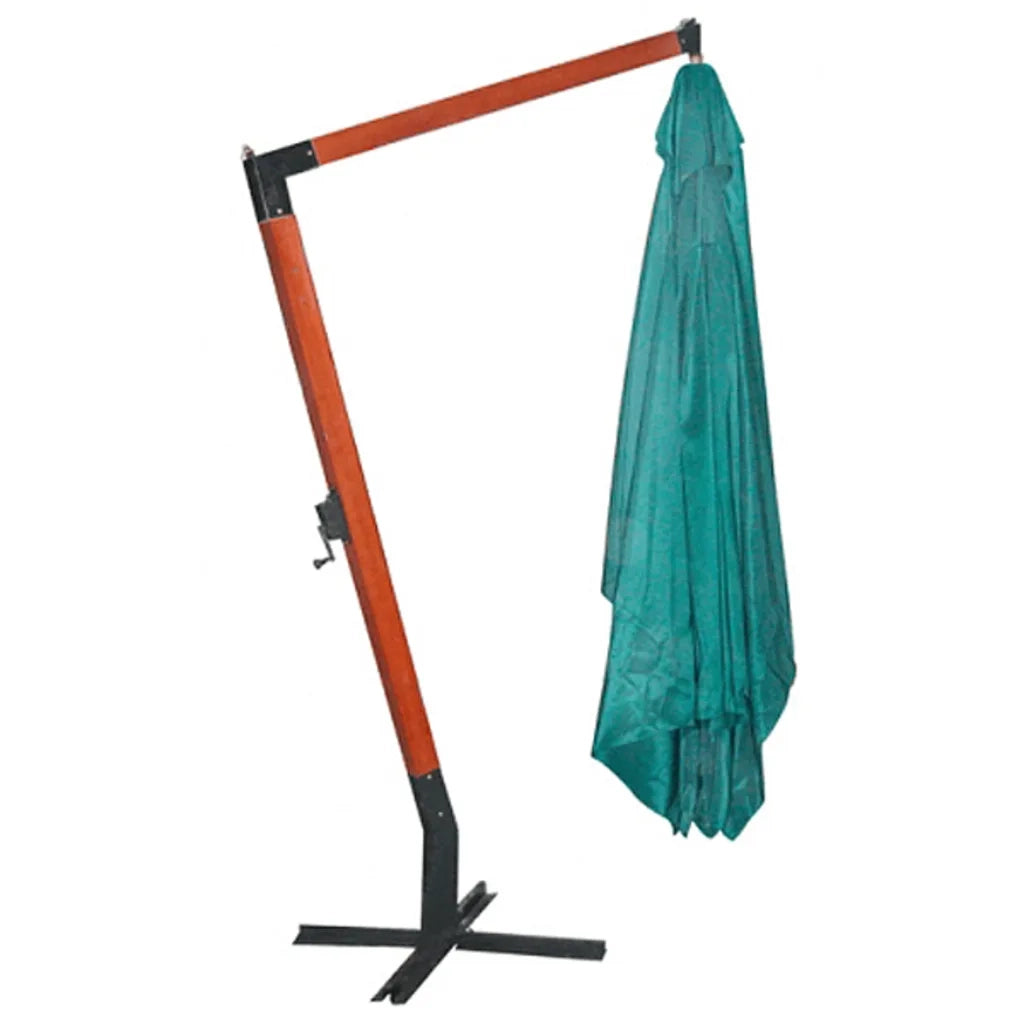 Ombrellone a Sbalzo Melia 300 x 400 cm Verde 40079