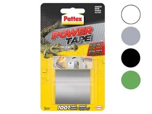 PATTEX NASTRO ADESIVO POWER TAPE- - mm.50h. in rotoli da mt.5 colore grigio - 4 blister HENKEL