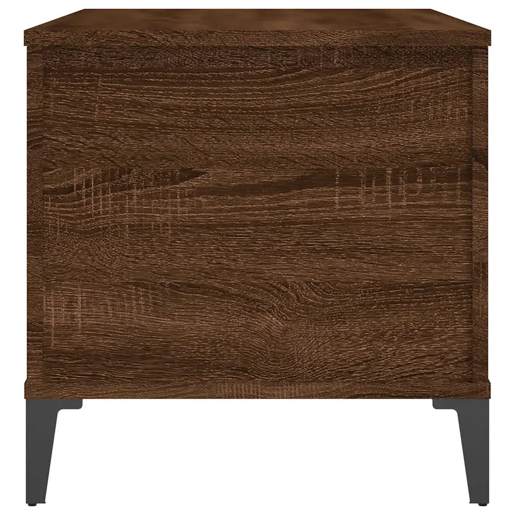 Tavolino salotto | Tavolino da caff¨¨ | Tavolino da Soggiorno Rovere Marrone 90x44,5x45 cm Legno Multistrato