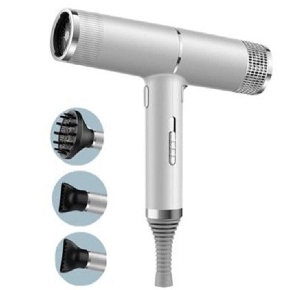 Trade Shop - Asciugacapelli Phon Con Tecnologia Ionica 2200watt Con 3 Ugelli Diffusori Q-m620 -