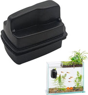 Pulitore a vetro magnetico per acquario - Doppia faccia - Per vetri fino a 0,5 cm - Dimensioni compatte - Pulizia angolare efficiente - Panno morbido e ruvido - Pulitore per acquario