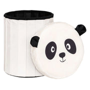 Pouf pieghevole Panda D30xH38 cm
