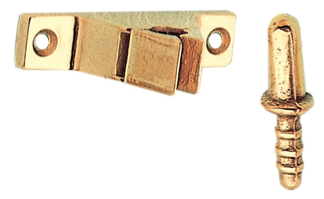 BL FERMAPORTA A PINZA OTTONATO- 5,0 blister