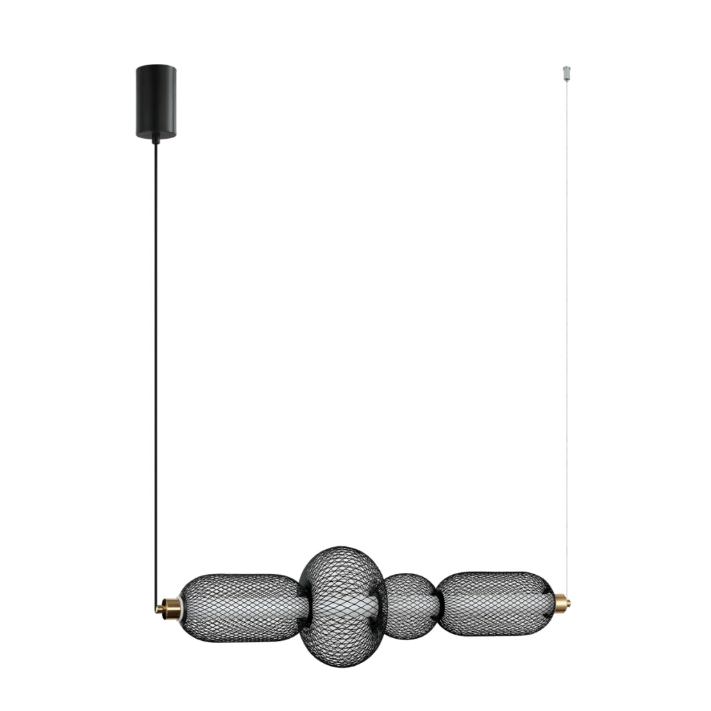 Lampada a sospensione moderna nero/grigio LED 16W Italux