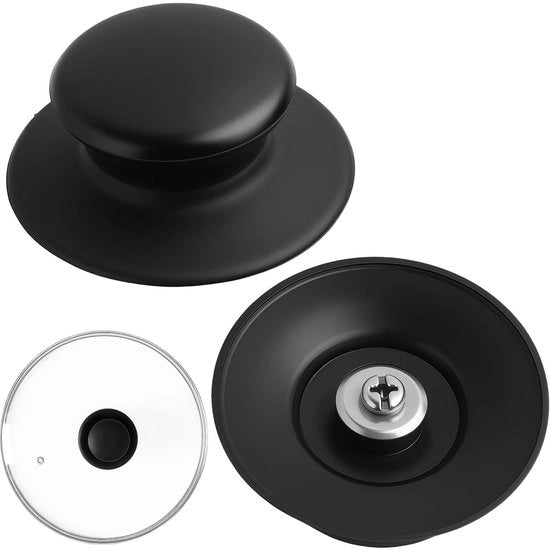 Manubrio di copertura resistentente al calore - Antiscivolo/Duraturo - Adattabile a tutti i modelli - Set da 2 - Progettato per comfort - Materiale di alta qualità in ceramica - Manopola di copertura