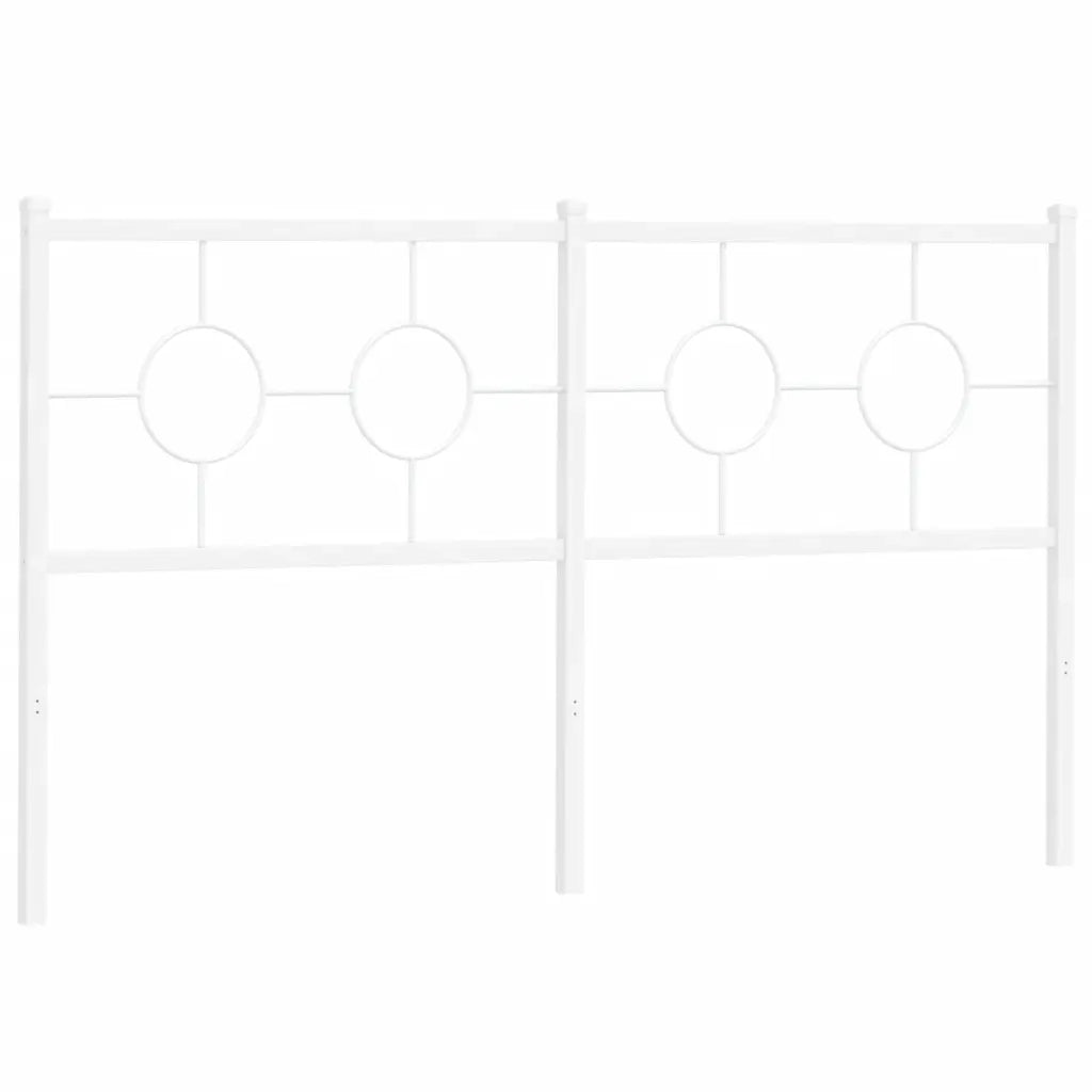 Testiera di Ricambio in Metallo Bianco 160 cm 376310
