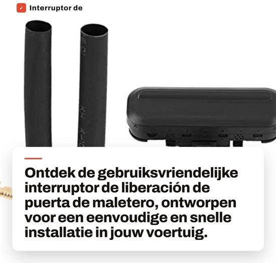 Interruptore di liberazione del portellone - Adatto per Insignia - Installazione semplice - Materiale ABS resistente - Interruttore a 3 vie - Costruito con materiali resistenti