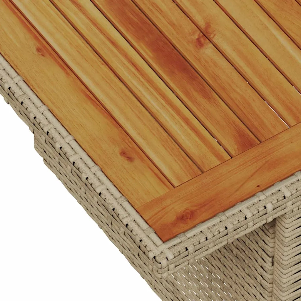 Set Divano da Giardino 6 pcs Beige Poly Rattan 3358009