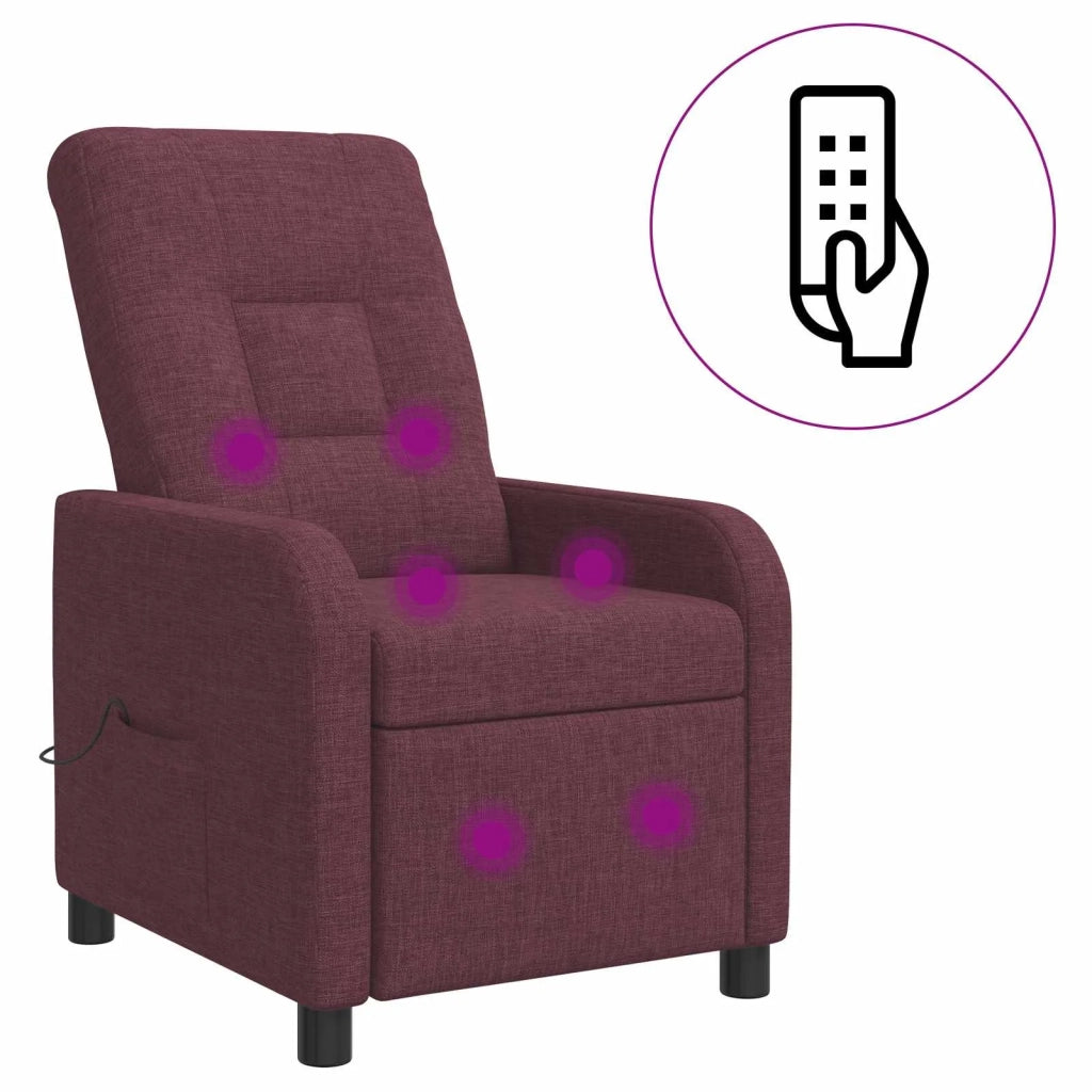Poltrona Massaggiante Viola Tessuto 42035044