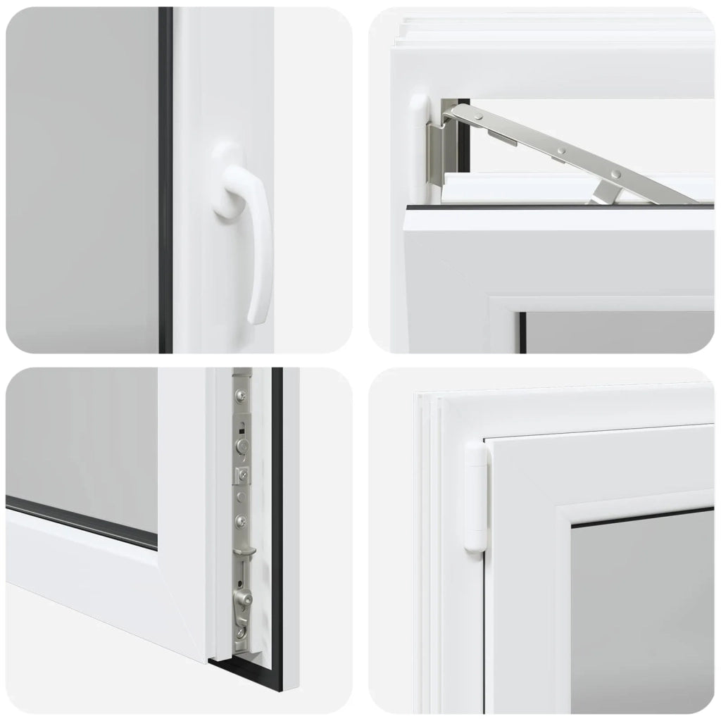 Finestra per Soffitta RISOR Bianco 110 x 70 cm PVC e Vetro 42047259