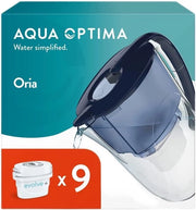 Filtro acqua per microplastiche - riduzione - 9 pezzi - blu