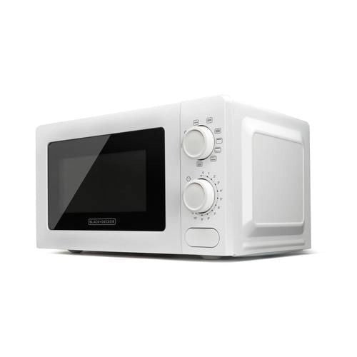 Black & Decker BXMZ700E forno a microonde Superficie piana Microonde con grill 20 L 700 W Bianco