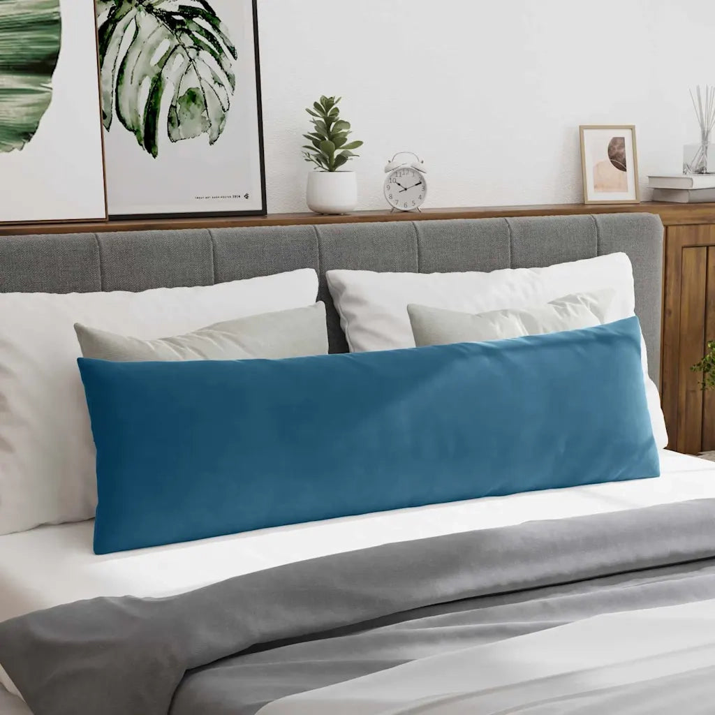 Cuscini da Divano 2 pcs Blu 145 x 40 cm Tessuto in Cords 42013841