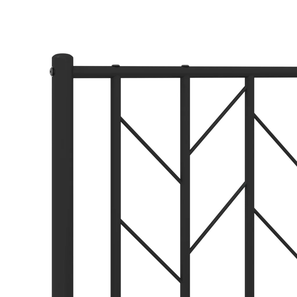 Testiera | Testata di Ricambio in Metallo Nero 150 cm