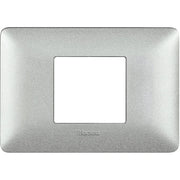 Placca Bticino Matix 2 moduli centrati bianco calce AM4819TBC