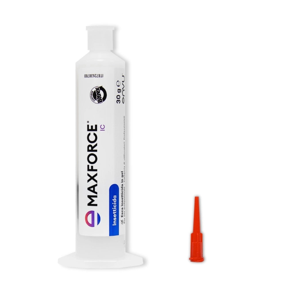 Maxforce IC 30 gr, Siringa Gel Insetticida Trasparente Scarafaggi Pronto Uso | BAYER ENVU