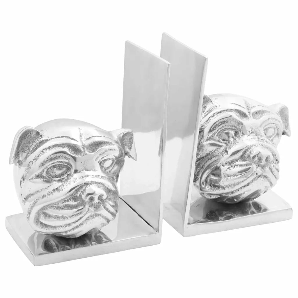 Fermalibri 2 pz Argento 8 x 12 x 16,5 cm Alluminio CFW6682316