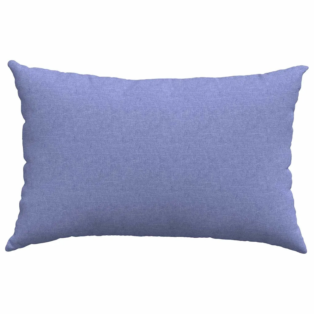 Cuscini da Divano 2 pcs Blu jeans 60 x 40 cm Tessuto 42013667