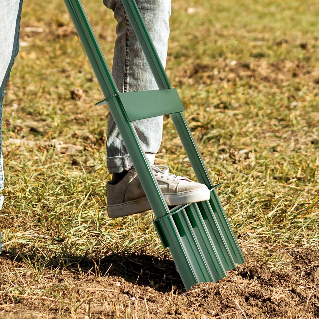 Aeratore per Prato Manuale ¨C Minimal ¨C Verde Scuro