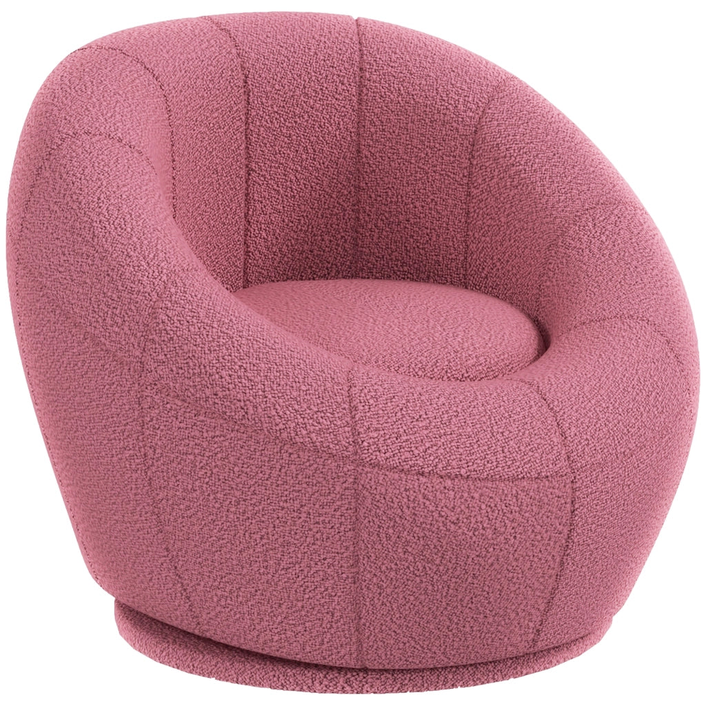 Sgabello Bambini ¨C Minimal ¨C Rosa, Teddy-Fleece, 60x56x48 cm