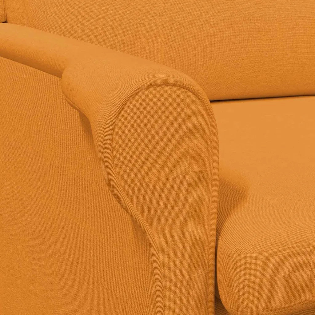 Poltrona | Sedia Relax Giallo scuro Tessuto