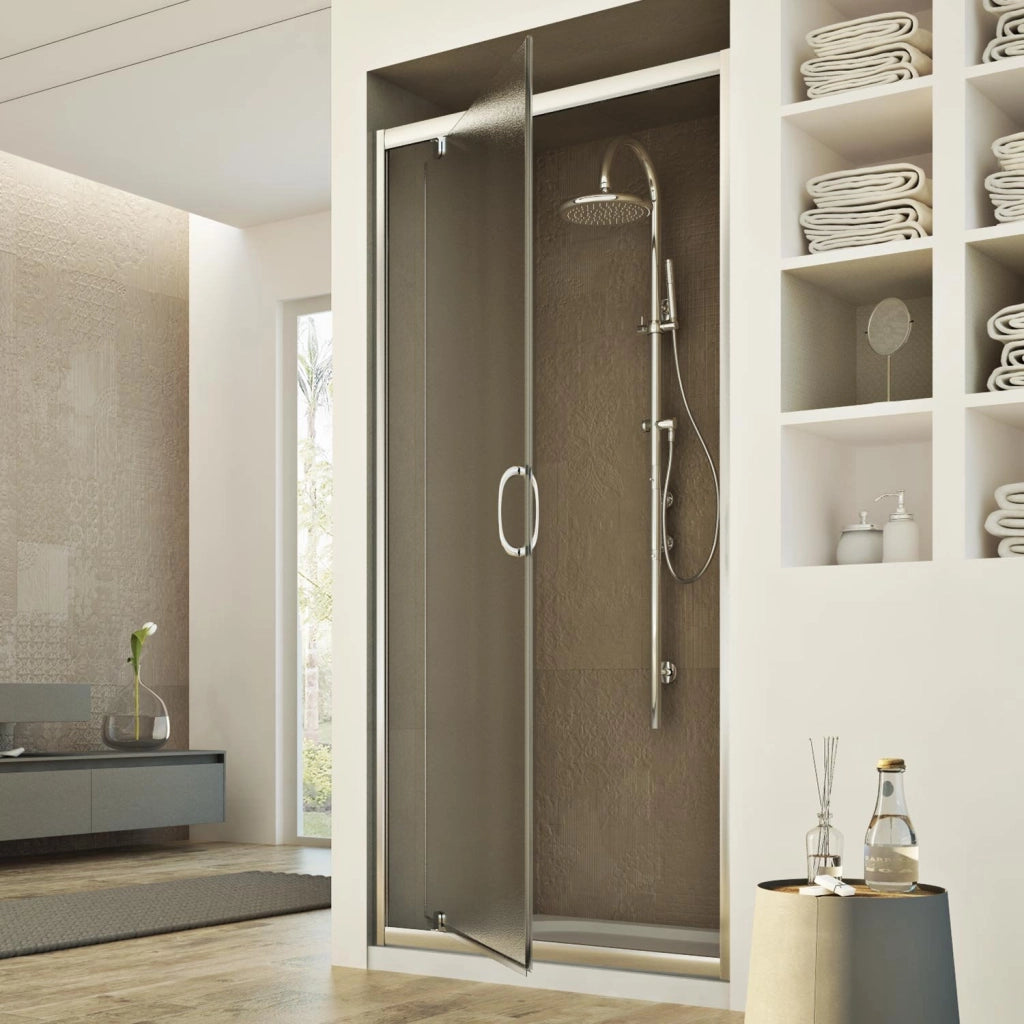 Porta Doccia 70CM H185 stampato C  mod. Sintesi 1 Anta