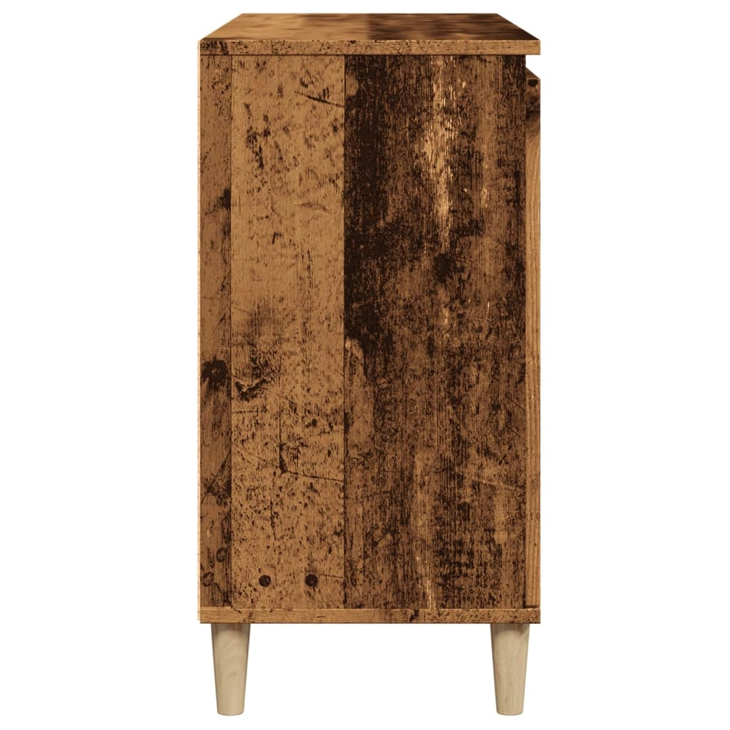 Buffet credenza cassettiera armadio mobile contenitore organizer cucina soggiorno salotto legno vecchio 102 x 35 x 70 cm legno ingegnerizzato marrone 02_0036597