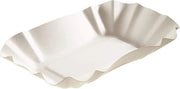 Compostabili quadrati in carta di cellulosa 100% naturale - 250 pezzi - 9 x 14 x 3 cm - Certificati TÜV - Idonei per alimenti - 11303