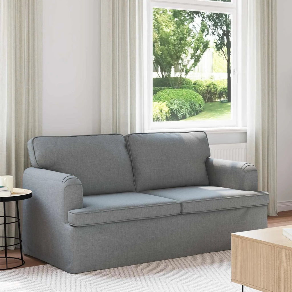 Divano Grigio chiaro 162 x 80 x 85 cm Tessuto 42024490