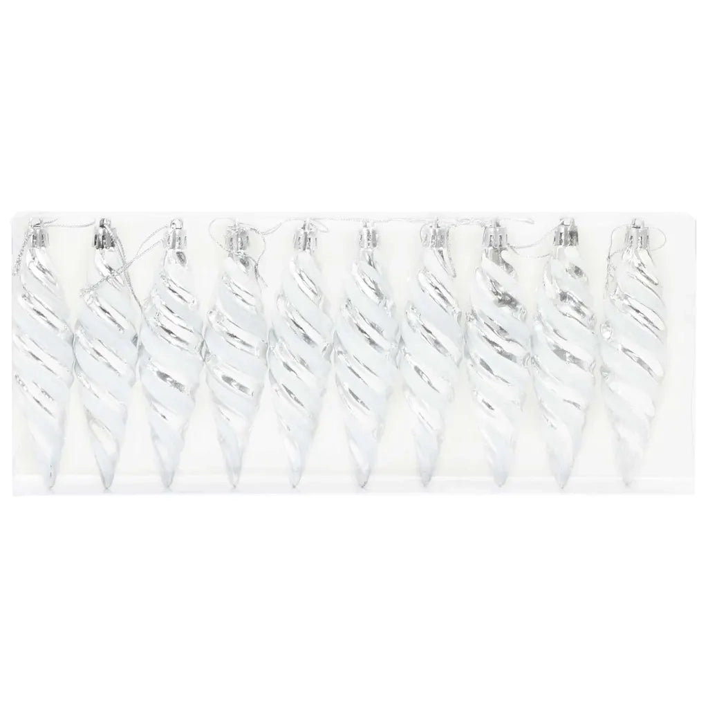 Palla a spirale di Natale 40 pcs Argento Plastica 42018897