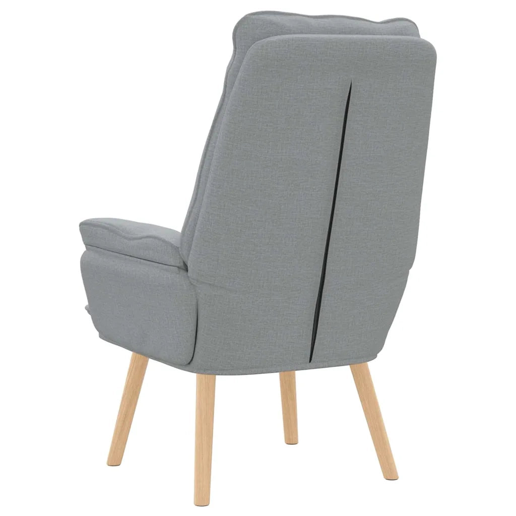 poltrona Grigio chiaro 69 x 74 x 93 cm Tessuto e compensato 42001850