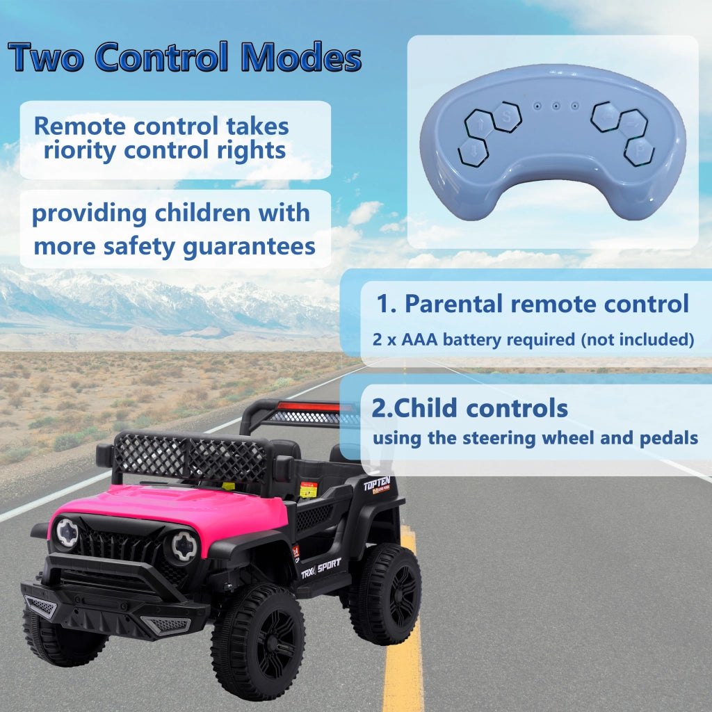 Auto elettrica per bambini con telecomando ¨C zephmum ¨C Verde