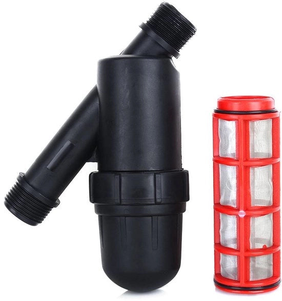Filtro irrigazione Heavy Duty - 3/4 Pollice Schermfilter - 120 Mesh Zeef in acciaio inossidabile - Giardinaggio - Irrigazione a gocce - Resistente ai raggi UV - Filtro