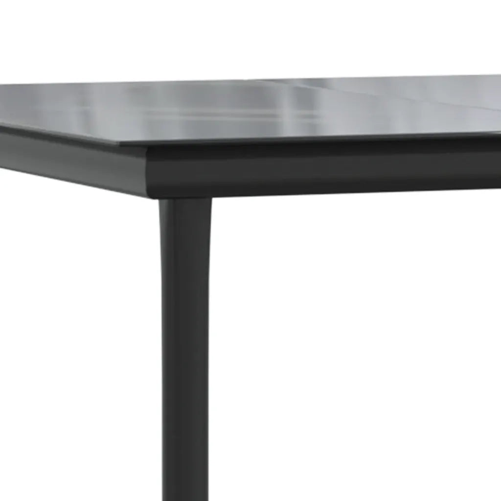 Set da Pranzo da Giardino 4 pz con Cuscini in Polyrattan Grigio