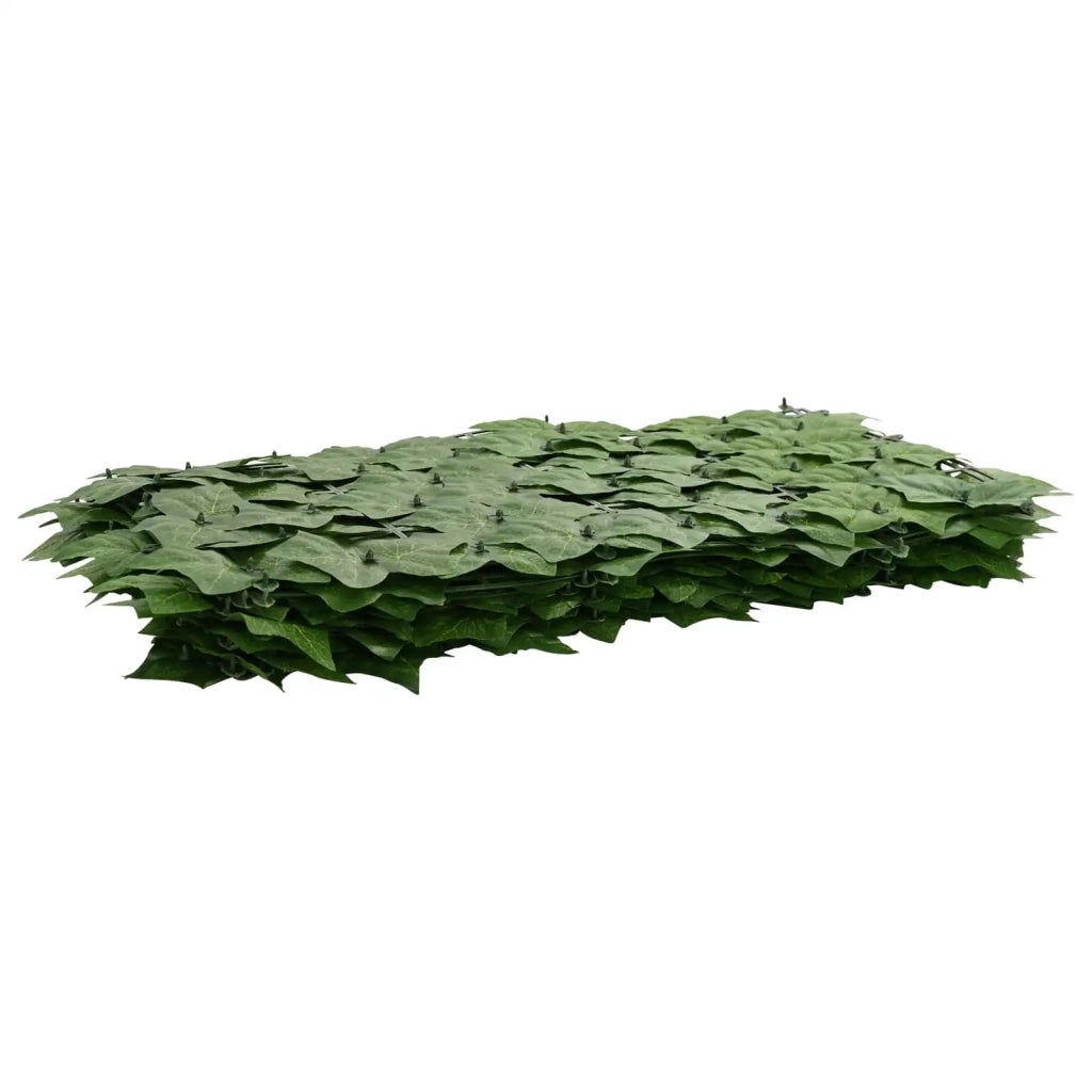 Paravento da Balcone | Schermo per balcone con foglie Verde 400 x 150 cm
