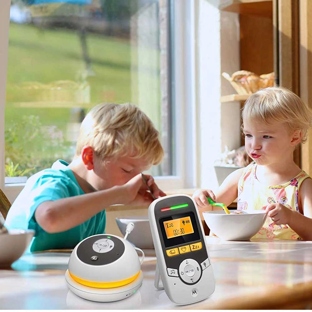 Babyphone Interfono Portatile Motorola con Luce Notturna Timer e Display LCD