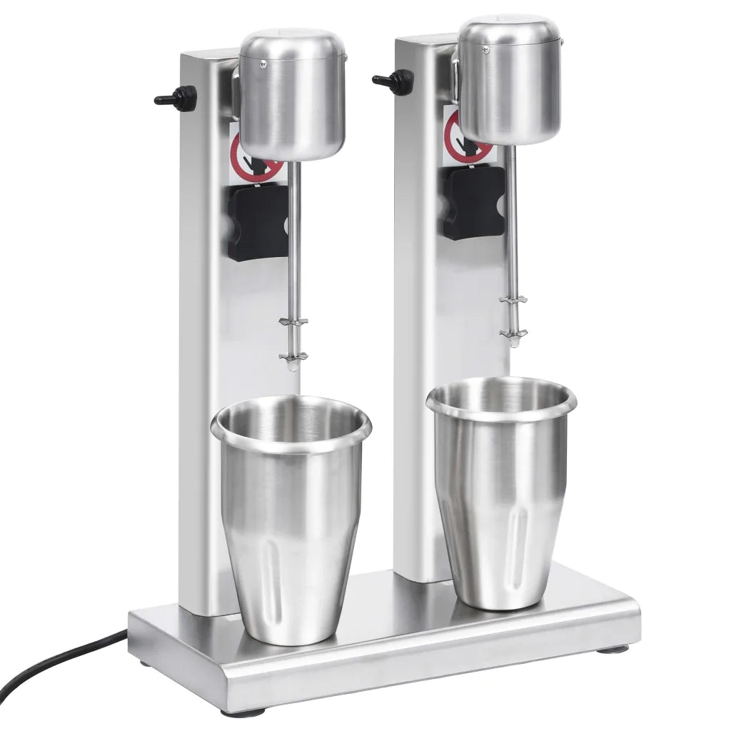 Frullatore per Milkshake con Tazza Doppia in Acciaio Inox 2 L 51086