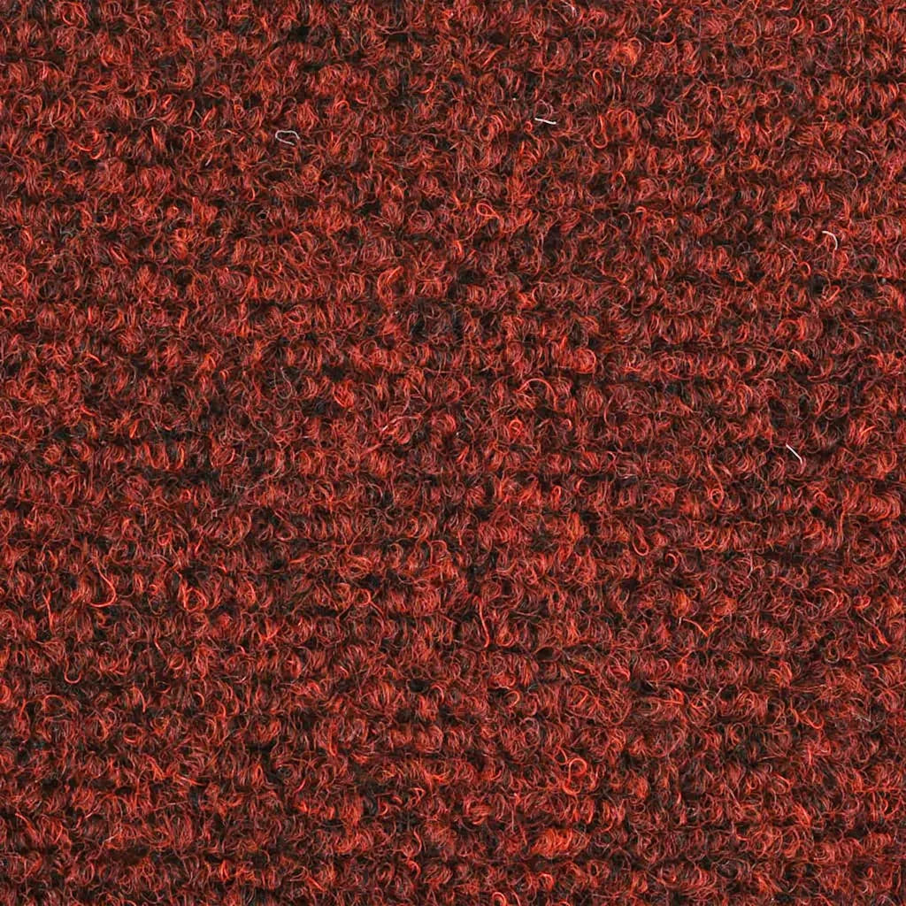 Tappetini per scale autoadesivi 30 pz 65x21x4 cm Bordeaux Rosso Semicircolari Grandi 3365659