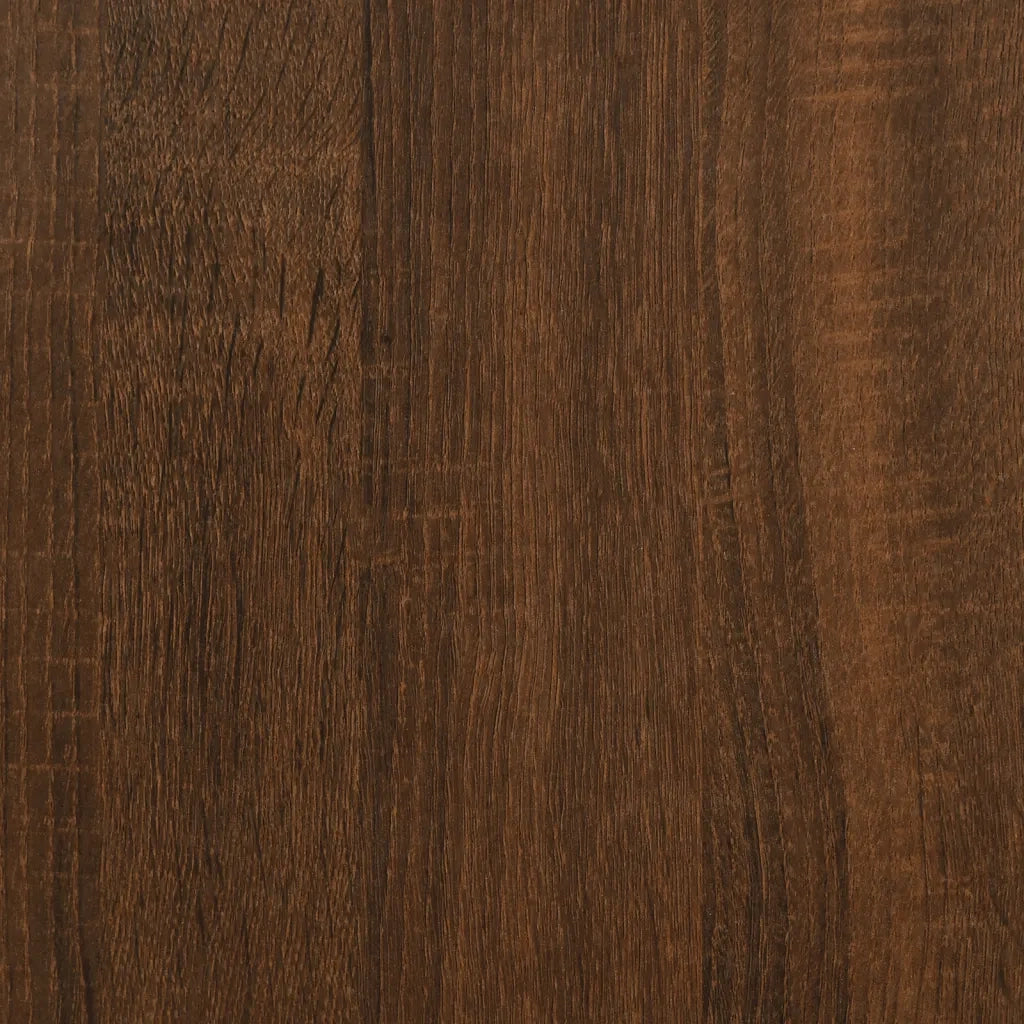 Tavolo Consolle Rovere Marrone 160x30x75 cm Multistrato e Ferro 832852