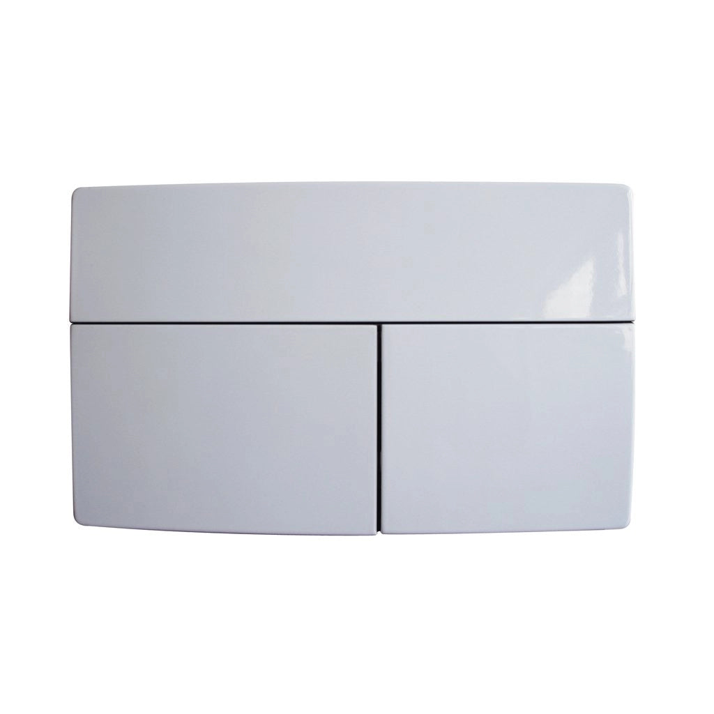 Placca di comando its todini dual line 14.15L bianco lucido