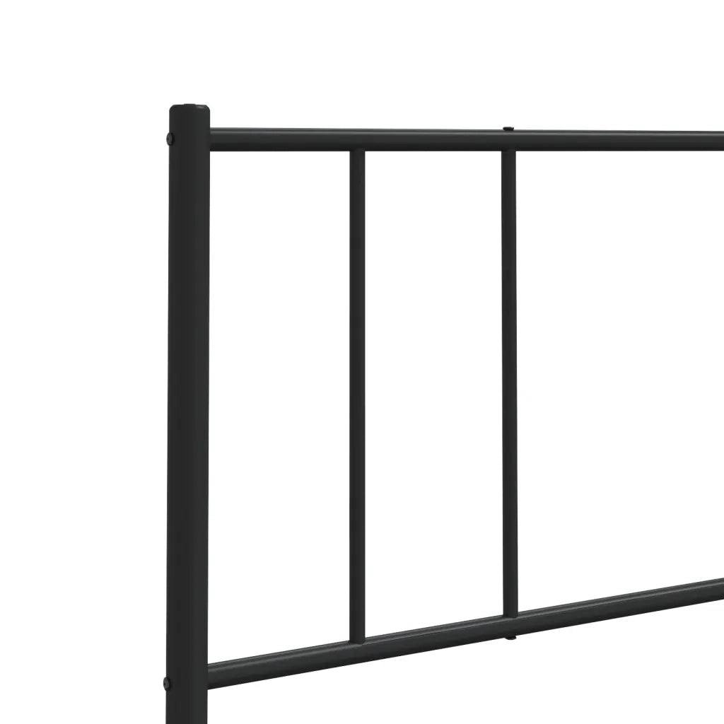 Testiera | Testata di Ricambio in Metallo Nero 80 cm