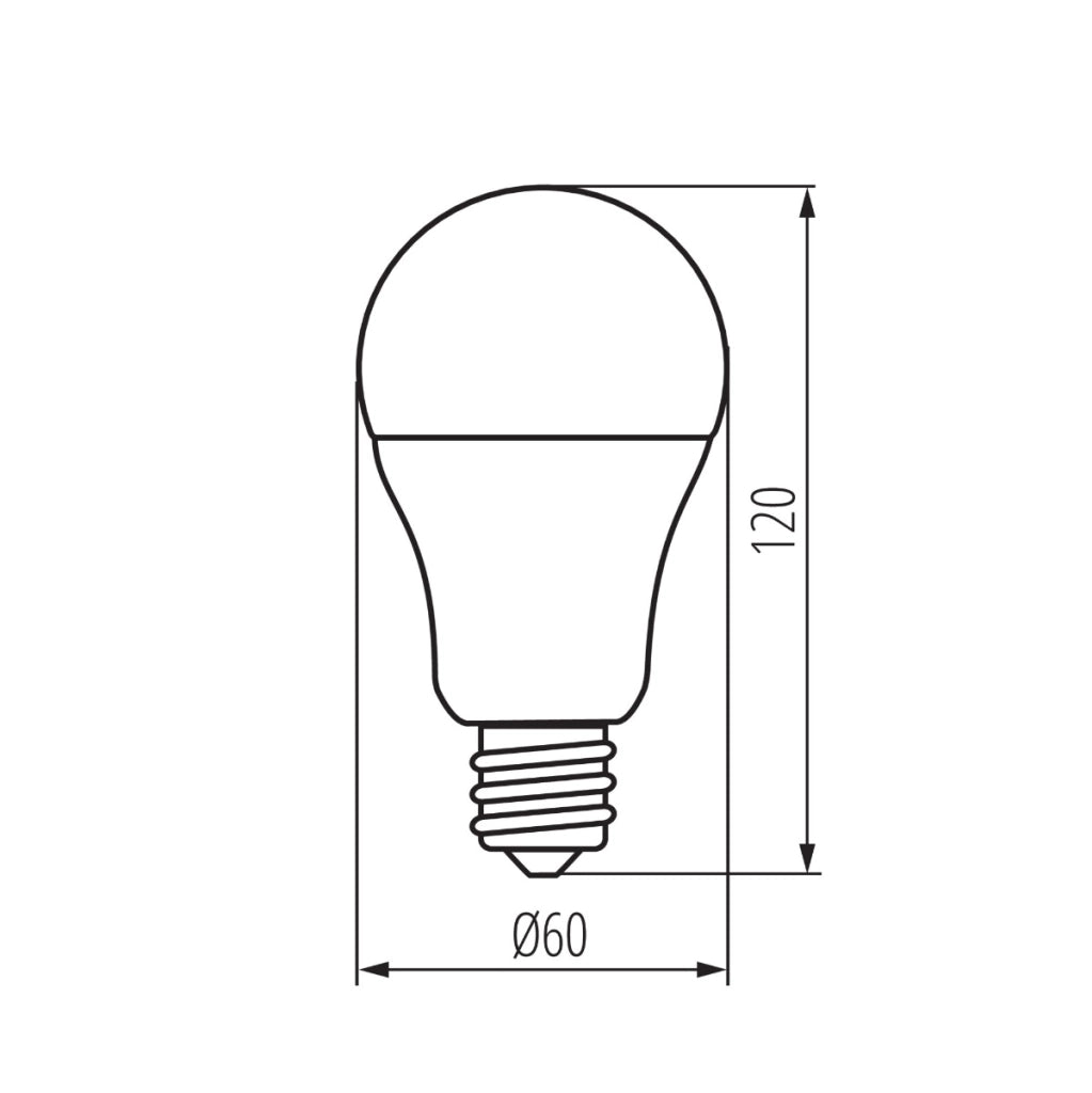 Lampadina LED E27 13W 1520lm Calda Kanlux RapidHIv2