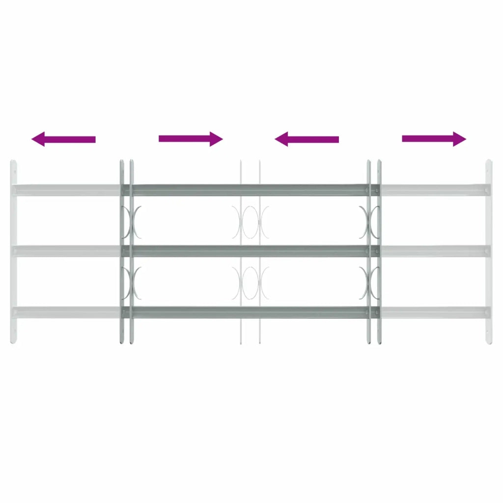 Griglia di Sicurezza per Finestra con 3 Traversine 3 pcs 42031277