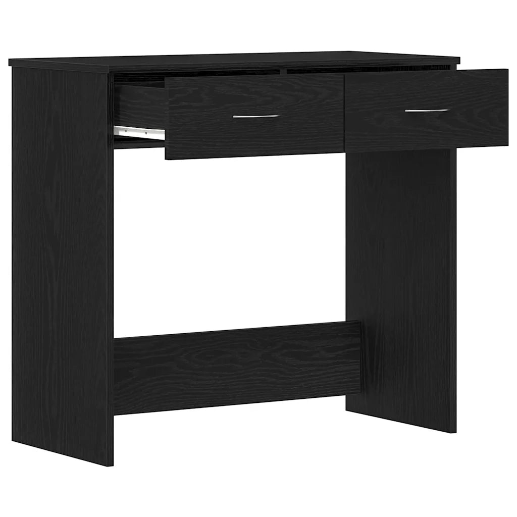 Scrivania Rovere Nero 80 x 40 x 75 cm Legno multistrato 862480