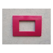 Trade Shop - Placca Placche Placchete Compatibili Living Light In Abs 3 4 7 Posti Colorate - Fucsia -4 Fori     -